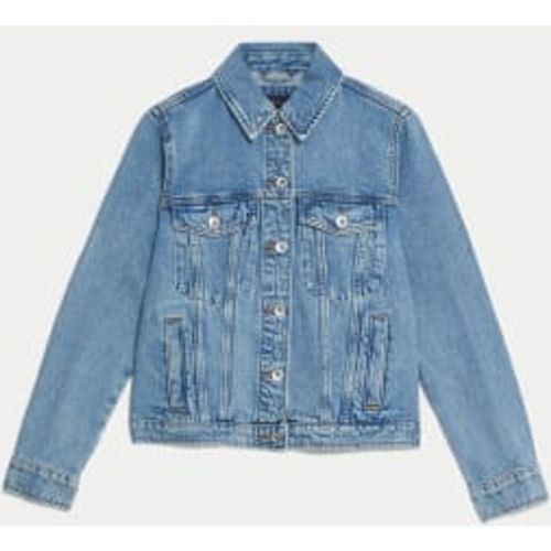 Womens Pure Cotton Denim Jacket - - M&S Collection - Modalova