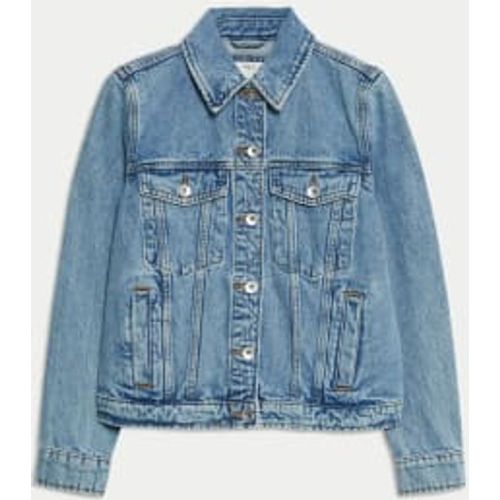 Womens Pure Cotton Denim Jacket - - M&S Collection - Modalova