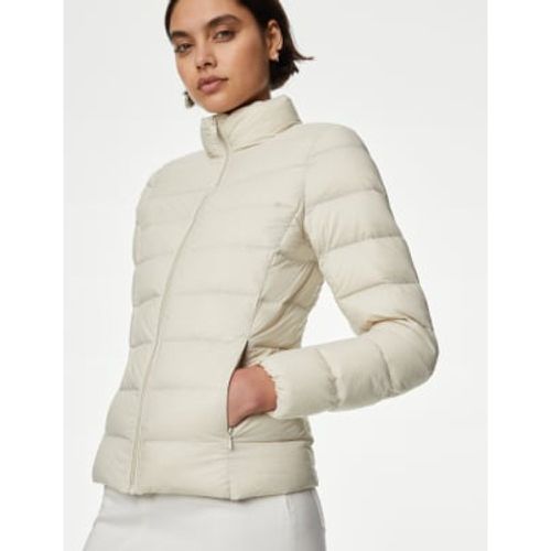 Womens Feather & Down Quilted Packaway Puffer Jacket - - M&S Collection - Modalova