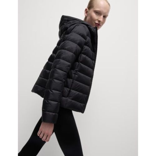 Womens Feather & Down Hooded Packaway Relaxed Jacket - - M&S Collection - Modalova