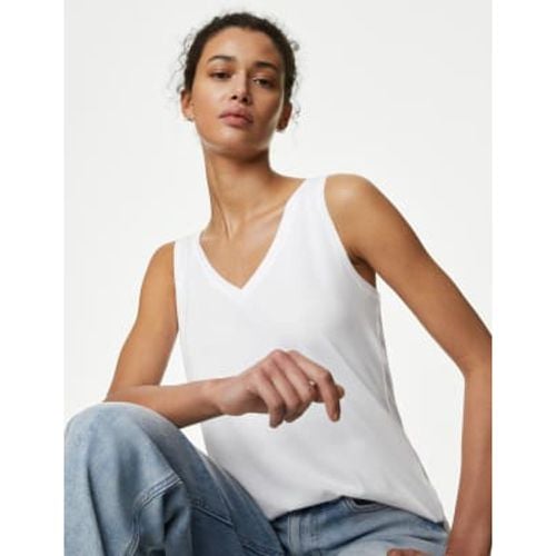 Womens Relaxed Fit V-Neck Vest - - M&S Collection - Modalova