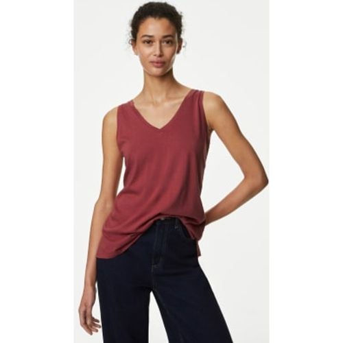 Womens Relaxed Fit V-Neck Vest - - M&S Collection - Modalova