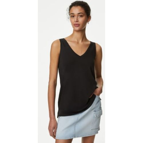 Womens Relaxed Fit V-Neck Vest - - M&S Collection - Modalova