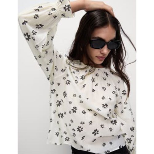Womens Lyocell Rich Printed Blouse - M&S Collection - Modalova
