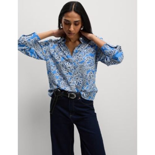 Womens Printed Collared Shirt - - M&S Collection - Modalova