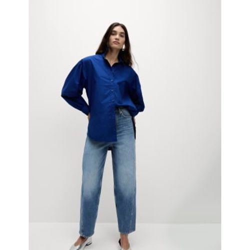 Womens Pure Cotton Oversized Shirt - - M&S Collection - Modalova