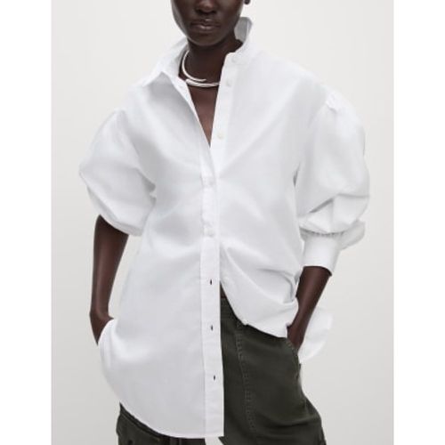 Womens Pure Cotton Oversized Shirt - - M&S Collection - Modalova