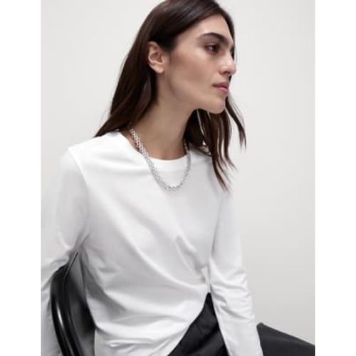 Womens Pure Cotton T-Shirt - - M&S Collection - Modalova