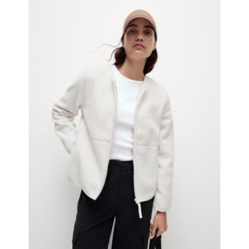 Womens Crew Neck Zip Up Sweatshirt - M&S Collection - Modalova