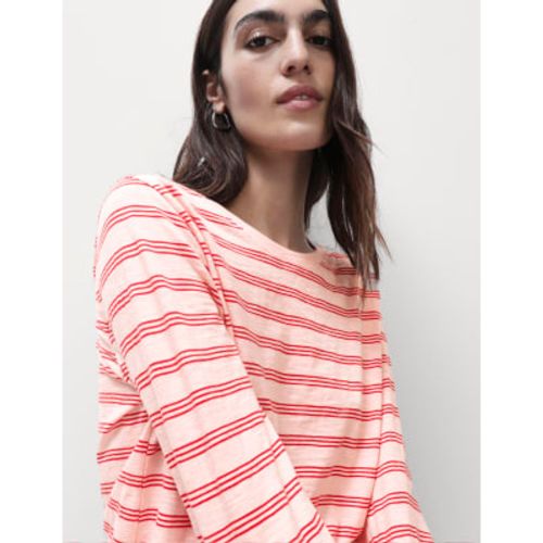 Womens Pure Cotton Striped Regular Fit Top - - M&S Collection - Modalova