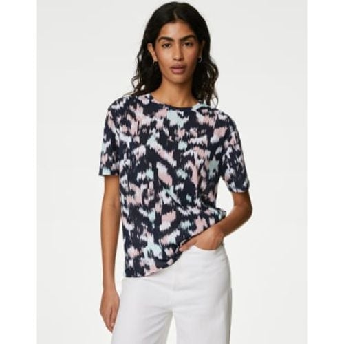 Womens Printed Relaxed T-Shirt - - M&S Collection - Modalova