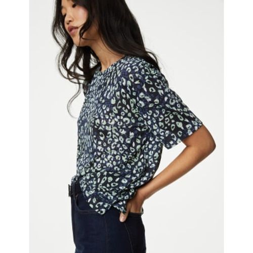 Womens Printed Relaxed T-Shirt - - M&S Collection - Modalova