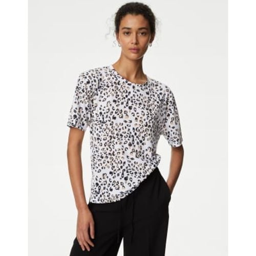 Womens Printed Relaxed T-Shirt - - M&S Collection - Modalova