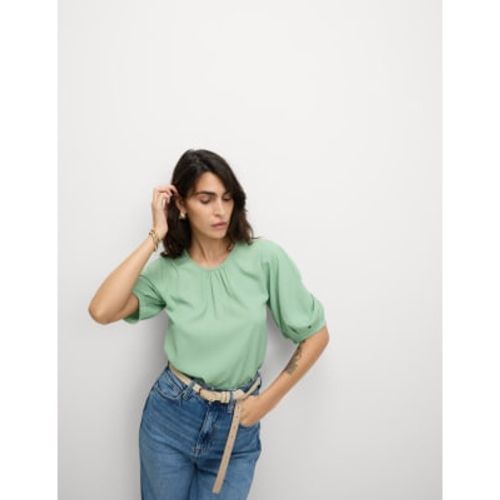 Womens Puff Sleeve Top - M&S Collection - Modalova