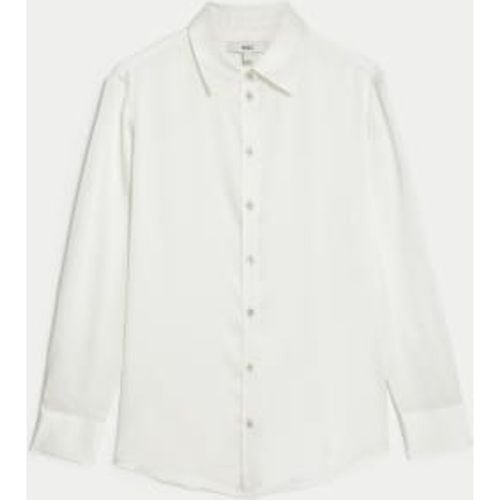 Womens Satin Collared Shirt - - M&S Collection - Modalova