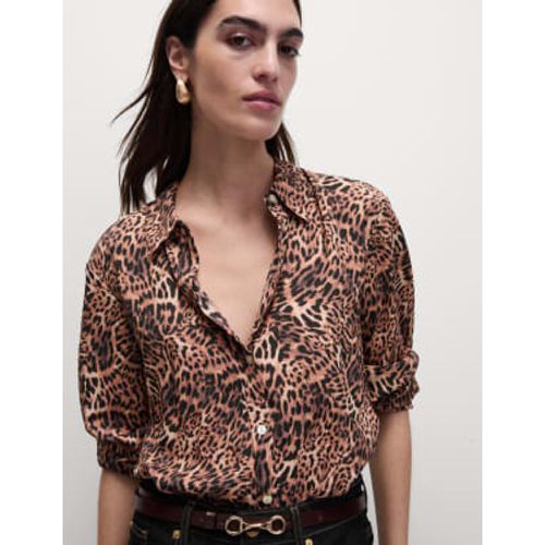 Womens Printed Collared Shirt - - M&S Collection - Modalova