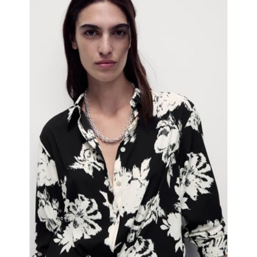 Womens Floral Collared Shirt - - M&S Collection - Modalova