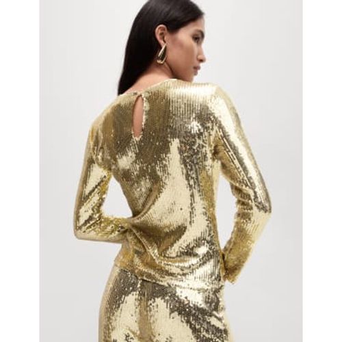 Womens Sequin Top - - M&S Collection - Modalova