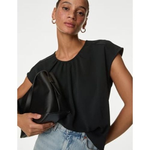 Womens Round Neck Blouse - - M&S Collection - Modalova