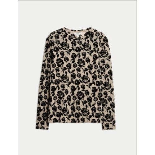 Womens Printed Mesh Jersey Top - - M&S Collection - Modalova