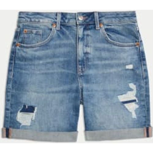 Womens Denim Boyfriend Shorts - - M&S Collection - Modalova