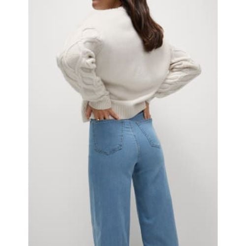 Womens High Waist Wide Leg Jeans - - M&S Collection - Modalova