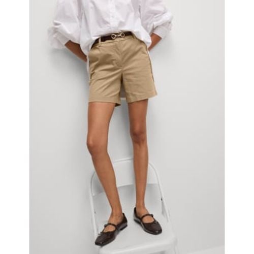 Womens Cotton Rich Chino Shorts - - M&S Collection - Modalova