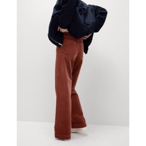 Womens Cord Wide Leg Trousers - - M&S Collection - Modalova