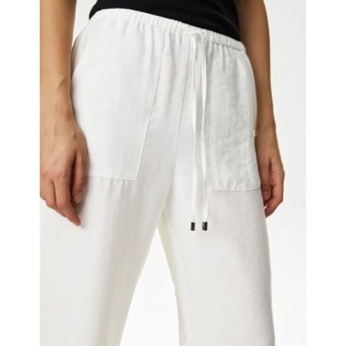 Womens Lyocel Rich Tapered Ankle Grazer Trousers - - M&S Collection - Modalova