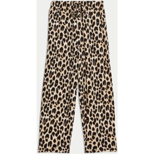 Womens Animal Print Carrot Leg Ankle Grazer Trousers - - M&S Collection - Modalova