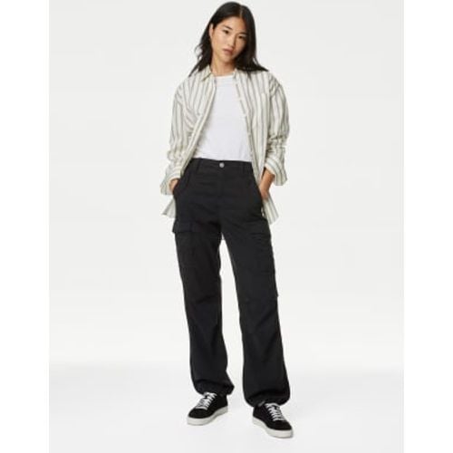 Womens Lyocell™ Rich Cargo Straight Leg Trousers - - M&S Collection - Modalova