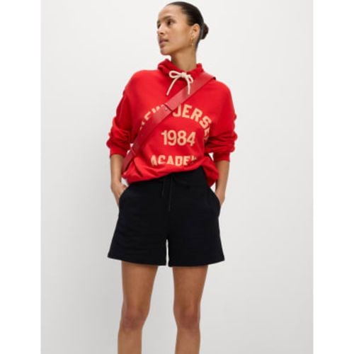 Womens Cotton Rich Jersey Jogger Shorts - - M&S Collection - Modalova