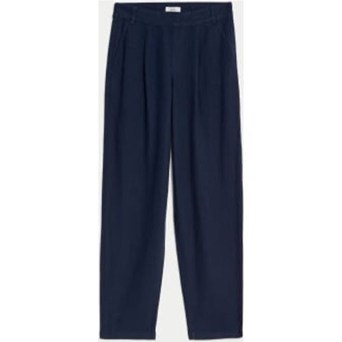 Womens Linen Rich Tapered Trousers - - M&S Collection - Modalova