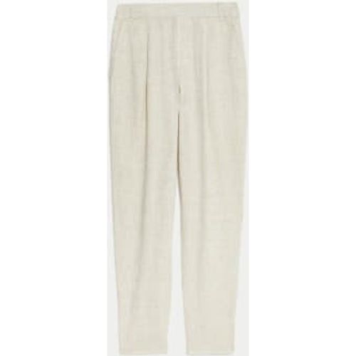 Womens Linen Rich Tapered Trousers - - M&S Collection - Modalova