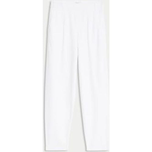 Womens Linen Rich Tapered Trousers - - M&S Collection - Modalova