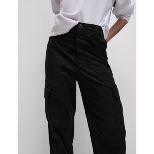 Womens Lyocell Rich Cargo Straight Leg Trousers - - M&S Collection - Modalova