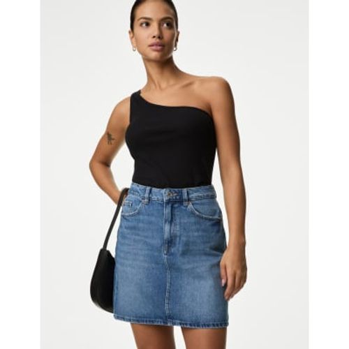 Womens Denim Mini Skirt - - M&S Collection - Modalova