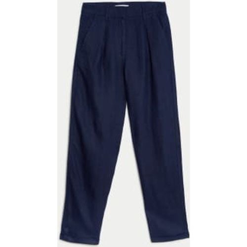 Womens Pure Linen Tapered Trousers - - M&S Collection - Modalova