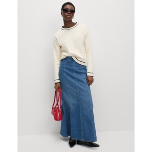 Womens Denim Maxi Skirt - - M&S Collection - Modalova