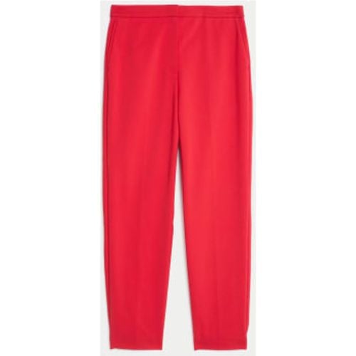 Womens Cotton Blend Slim Fit Ankle Grazer Trousers - - M&S Collection - Modalova