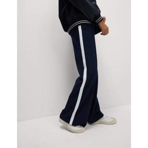 Womens Side Stripe Wide Leg Trousers - - M&S Collection - Modalova