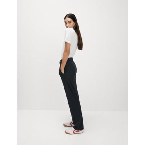 Womens Woven Straight Leg Trousers with Stretch - - M&S Collection - Modalova