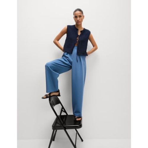 Womens Barrel Leg Trousers - - M&S Collection - Modalova