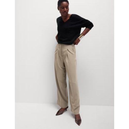 Womens Drawstring Wide Leg Trousers - - M&S Collection - Modalova