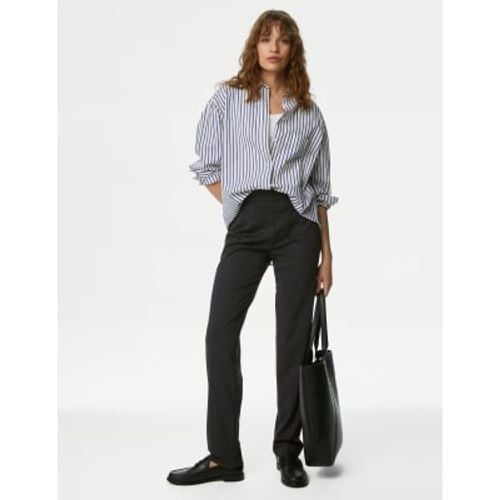 Womens Jersey Straight Leg Trousers with Stretch - - M&S Collection - Modalova