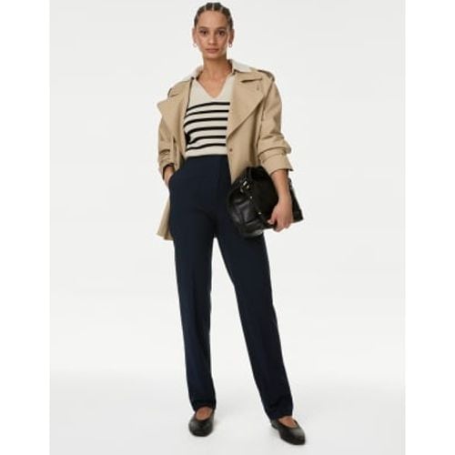 Womens Straight Leg Trousers with Stretch - - M&S Collection - Modalova