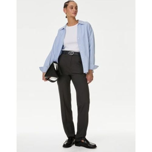 Womens Straight Leg Trousers with Stretch - - M&S Collection - Modalova