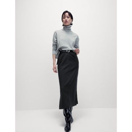 Womens Pinstripe Maxi Column Skirt - - M&S Collection - Modalova