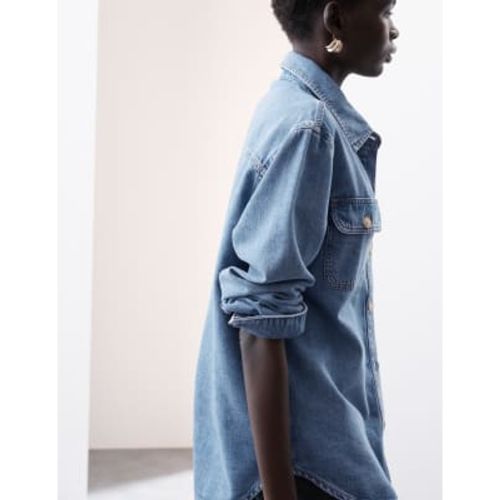 Womens Lyocell Denim Relaxed Shirt - Autograph - Modalova
