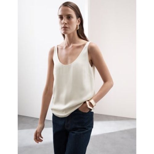 Womens Satin Scoop Neck Cami Top - - Autograph - Modalova